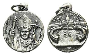 Giovanni Paolo II (1978-2005). Silvered ... 