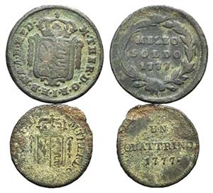 Lot of 2 Modern BI coins, to be catalog. Lot ... 