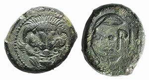 Bruttium, Rhegion, c. 425/0-415/0 BC. Æ ... 