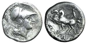 Campania, Cales, c. 265-240 BC. AR Didrachm ... 
