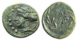 Sicily, Himera, c. 415-409 BC. Æ Hemilitron ... 