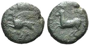 Sicily, Kainon, c. 365 BC. Æ (22mm, ... 