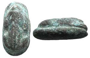 Egypt, Bronze Scarab Weight, c. 6th century ... 