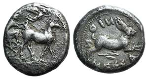 Sicily, Messana, c. 445-439 BC. AR ... 