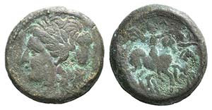 Sicily, Syracuse, 214-212 BC. Æ (21mm, ... 