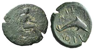 Islands of Sicily, Lipara, c. 380-360 BC. Æ ... 