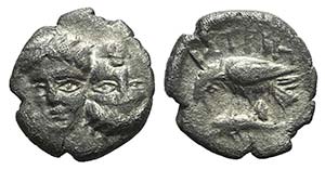 Moesia, Istros, 4th century BC. AR Diobol ... 