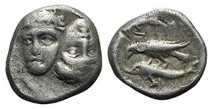 Moesia, Istros, 4th century BC. AR Obol ... 