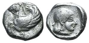 Akarnania, Leukas, c. 460-450 BC. AR ... 