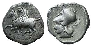 Akarnania, Leukas, c. 400-375 BC. AR Stater ... 
