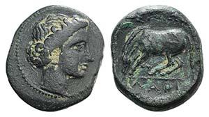 Thessaly, Larissa, c. 400-350 BC. Æ ... 
