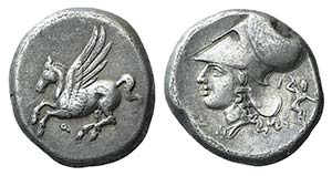 Corinth, c. 375-300 BC. AR Stater (20mm, ... 