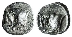 Caria, Uncertain, c. 5th century BC. AR ... 