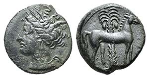 Carthage, c. 400-350 BC. Æ (15mm, 2.52g, ... 