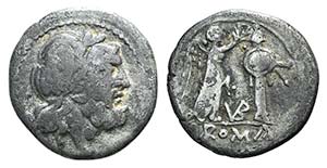 VB series, uncertain mint, 211-208 BC. AR ... 