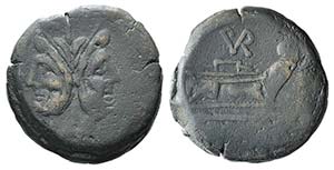 L. Furius Purpurio, Rome, c. 179-170 BC. Æ ... 