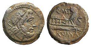 Q. Caecilius Metellus, Rome(?), 130 BC. Æ ... 