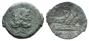 C. Vibivs C.f. Pansa, Rome, c. 90 BC. Æ As ... 