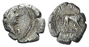 Mark Antony, Lugdunum, early 42 BC. AR ... 
