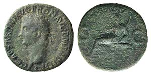 Gaius (Caligula, 37-41). Æ As (28mm, ... 