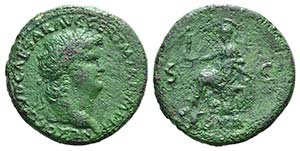 Nero (54-68). Æ Sestertius (35mm, 26.18g, ... 