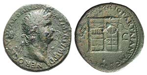 Nero (54-68). Æ Sestertius (33mm, 27.08g, ... 