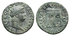 Nero (54-68). Æ As (27mm, 9.32g, 6h). Rome, ... 