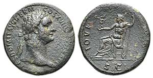 Domitian (81-96). Æ Sestertius (33mm, ... 
