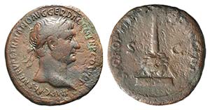 Trajan (98-117). Æ As (28mm, 9.88g, 6h). ... 