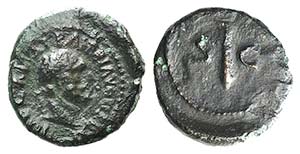 Trajan (98-117). Æ Quadrans (14mm, 2.24g, ... 