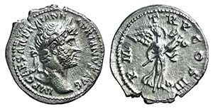 Hadrian (117-138). AR Denarius (18mm, 3.08g, ... 