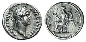 Hadrian (117-138). AR Denarius (18mm, 2.54g, ... 