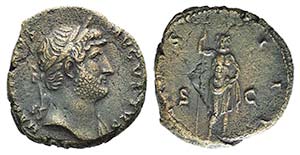 Hadrian (117-138). Æ As (26mm, 11.35g, 6h). ... 