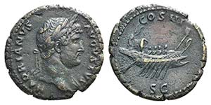 Hadrian (117-138). Æ As (28mm, 12.35g, 6h). ... 
