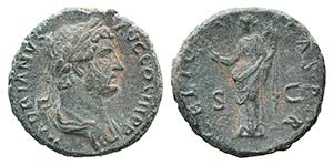Hadrian (117-138). Æ As (26mm, 10.40g, 6h). ... 
