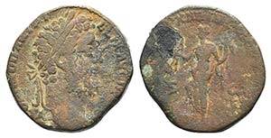 Commodus (177-192). Æ Sestertius (27mm, ... 