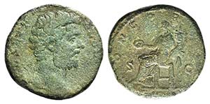 Clodius Albinus (Caesar, 193-195). Æ ... 