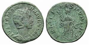 Julia Mamaea (Augusta, 222-235). Æ ... 