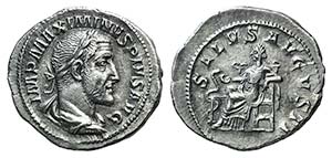 Maximinus I (235-238). AR Denarius (20mm, ... 