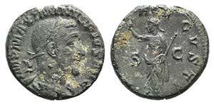 Maximinus I (235-238). Æ As (23mm, 8.85g, ... 