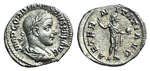 Gordian III (238-244). AR Denarius (19mm, ... 