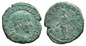 Gordian III (238-244). Æ As (26mm, 11.00g, ... 