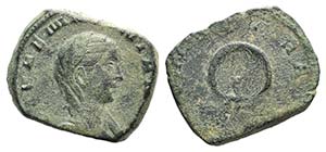 Diva Mariniana (died before AD 253). Æ ... 