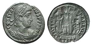 Constantius II (337-361). Æ Centenionalis ... 