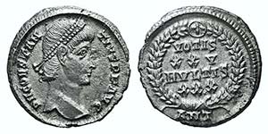 Constantius II (337-361). AR Siliqua (19mm, ... 