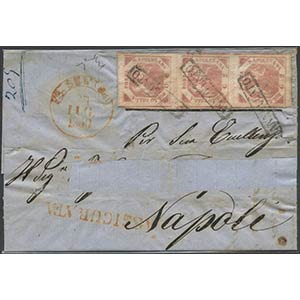 23.07.1860, lettera assicurata da S. Severo ... 