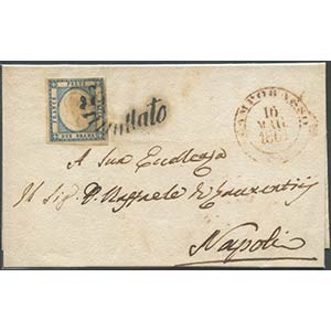 16.05.1861, Lettera da Campobasso per Napoli ... 