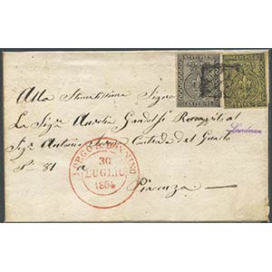 30.07.1854, lettera da B. S. Donnino per ... 