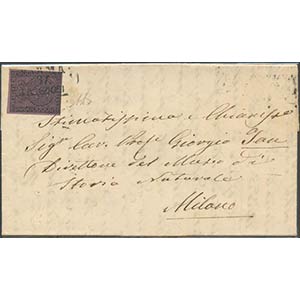 31.03.1855, lettera da Parma per Milano ... 