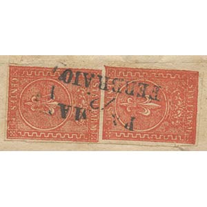 12.02.1855, lettera da Parma per ... 